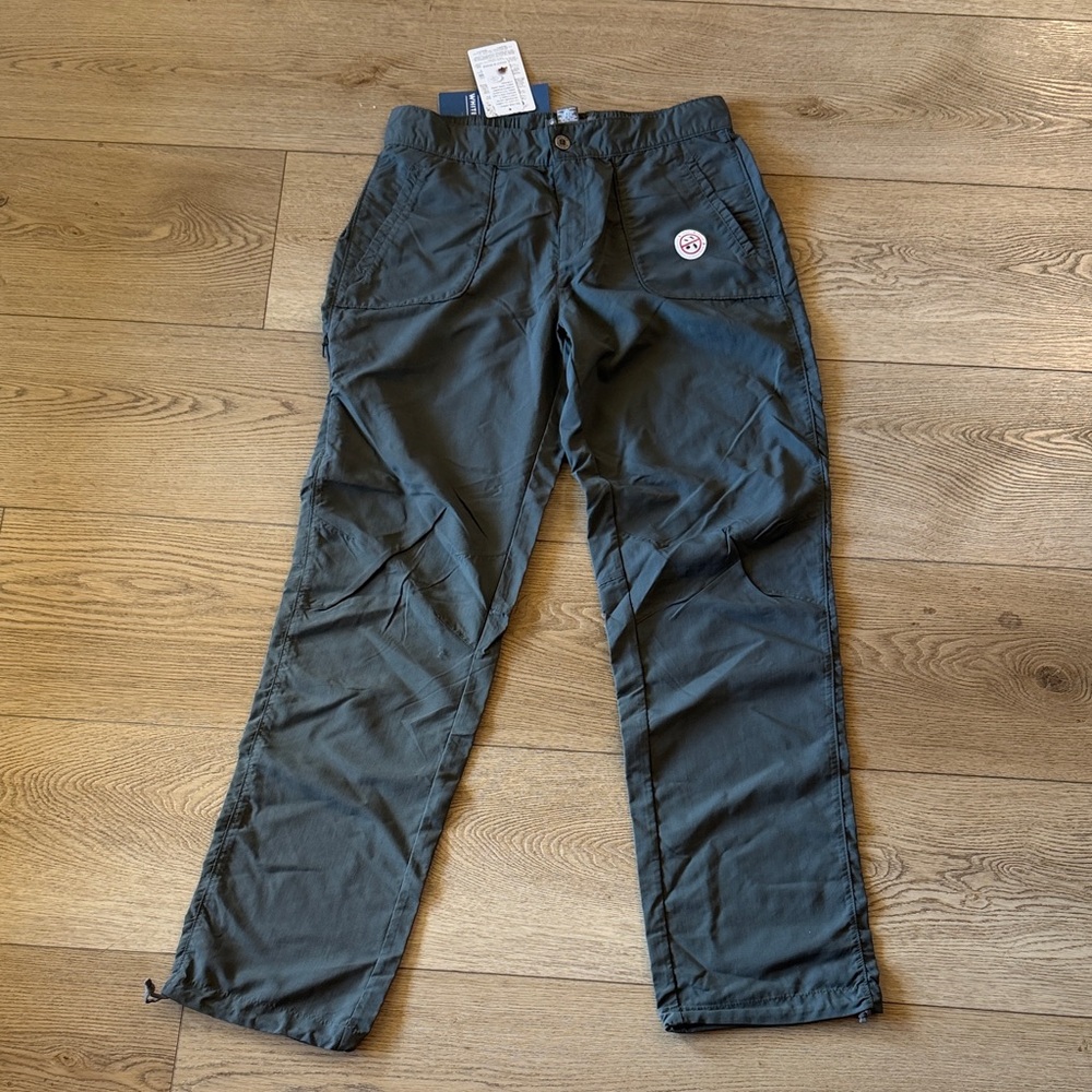 White Sierra Dark Gray Straight Leg Pants